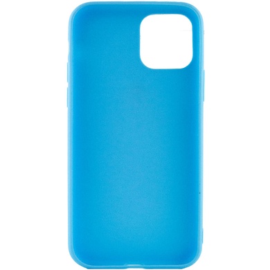 Силиконовый чехол Candy для Apple iPhone 13 (6.1") Голубой