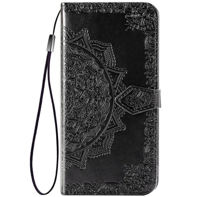 Кожаный чехол (книжка) Art Case с визитницей для Xiaomi Redmi 9 Черный