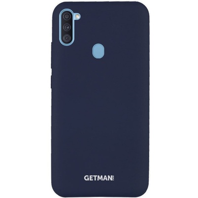 Чехол Silicone Cover GETMAN for Magnet для Huawei P40 Lite, Синий / Gray Cobalt