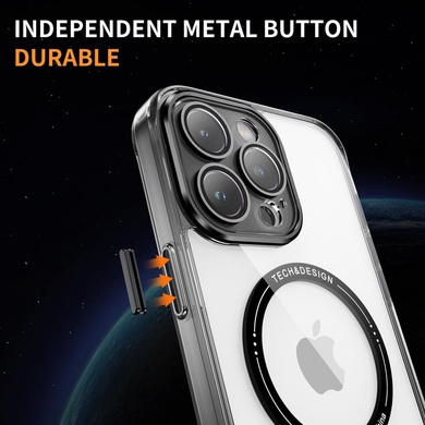 TPU+PC чехол Fullcolor with Magnetic Safe для Apple iPhone 12 Pro Max (6.7") Black