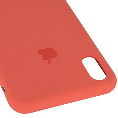 Чохол Silicone case (AAA) для Apple iPhone XS Max (6.5"), Оранжевый / Nectraine