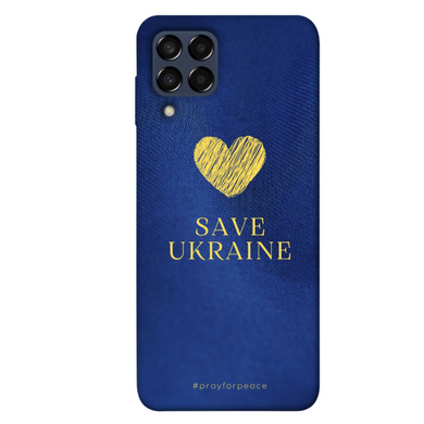 TPU чехол Украина для Samsung Galaxy M33 5G, Save Ukraine