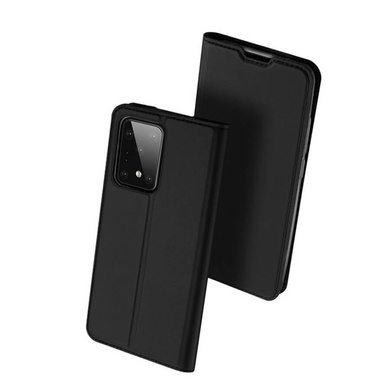 Чохол-книжка Dux Ducis з кишенею для візиток для Samsung Galaxy S20 Ultra, Чорний