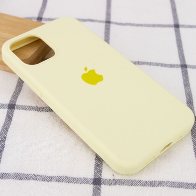 Чехол Silicone Case Full Protective (AA) для Apple iPhone 15 (6.1") Желтый / Mellow Yellow