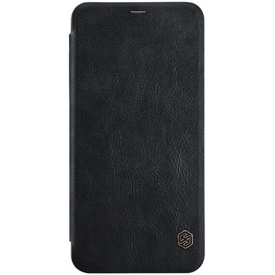 Кожаный чехол (книжка) Nillkin Qin Series для OnePlus 5T, Черный