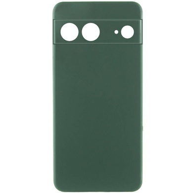 Чехол Silicone Cover Lakshmi Full Camera (AAA) для Google Pixel 9 Зеленый / Cyprus Green