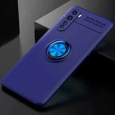 TPU чохол Deen ColorRing під магнітний тримач (opp) для OnePlus Nord, Синий / Синий