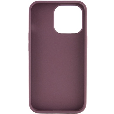 TPU чехол Bonbon Metal Style для Apple iPhone 13 Pro Max (6.7") Бордовый / Plum