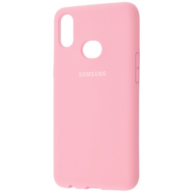 Чехол Silicone Cover Full Protective (AA) для Samsung Galaxy A10s, Розовый / Pink
