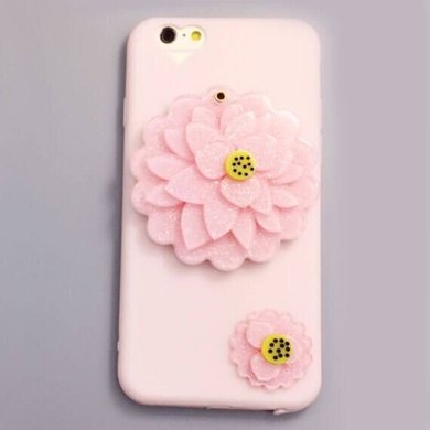 TPU чехол с зеркалом "Beauty flower" для Apple iPhone 7 plus / 8 plus (5.5")