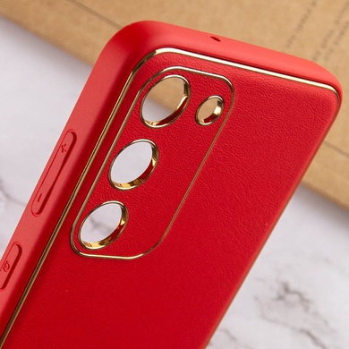 Кожаный чехол Xshield для Samsung Galaxy S23 FE Красный / Red