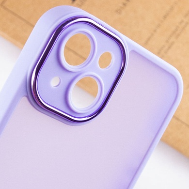 TPU+PC чехол Accent для Apple iPhone 13 (6.1") White / Purple