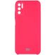 Чехол Silicone Cover Full Camera (AAA) для Xiaomi Redmi Note 10 5G / Poco M3 Pro Розовый / Shiny pink