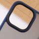 TPU+PC чохол Metal Buttons для Apple iPhone 14 (6.1"), Синий