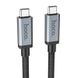 Дата кабель Hoco US06 Type-C to Type-C 100W USB3.2 20Gbps (1m), Black