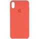 Чохол Silicone case (AAA) для Apple iPhone XS Max (6.5"), Оранжевый / Nectraine