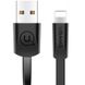 Дата кабель USAMS US-SJ199 USB to Lightning 2A (1.2m), Чорний