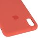 Чехол Silicone case (AAA) для Apple iPhone XS Max (6.5") Оранжевый / Nectraine