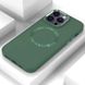 TPU чехол Bonbon Metal Style with MagSafe для Apple iPhone 12 Pro / 12 (6.1") Зеленый / Pine green