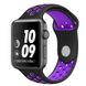 Силиконовый ремешок Sport+ для Apple watch 42mm / 44mm black/purple