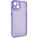 TPU+PC чохол Accent для Apple iPhone 13 (6.1"), White / Purple