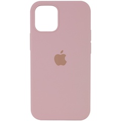 Чохол Silicone Case Full Protective (AA) для Apple iPhone 12 Pro Max (6.7 "), Рожевий / Pink Sand