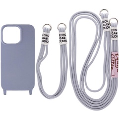 Чохол TPU two straps California для Apple iPhone 13 (6.1"), Сірий / Stone