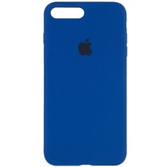 Чехол Silicone Case Full Protective (AA) для Apple iPhone 7 plus / 8 plus (5.5") Синий / Navy Blue