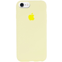 Чохол Silicone Case Full Protective (AA) для Apple iPhone 7 /8 / SE (2020) (4.7 "), Желтый / Mellow Yellow