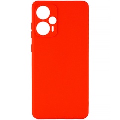 Силиконовый чехол Candy Full Camera для Xiaomi Poco F5 Красный / Red