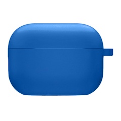 Силиконовый футляр с микрофиброй для наушников Airpods Pro 2 Синий / Royal blue
