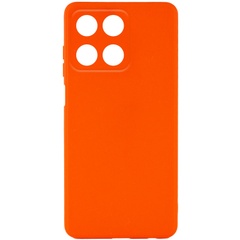 Силиконовый чехол Candy Full Camera для Huawei Honor X6a Оранжевый / Orange