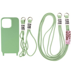 Чохол TPU two straps California для Apple iPhone 11 Pro Max (6.5"), Зеленый / Pistachio