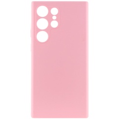 Чохол Silicone Cover Lakshmi Full Camera (AAA) для Samsung Galaxy S24 Ultra, Рожевий / Light pink
