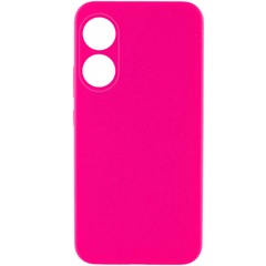 Чохол Silicone Cover Lakshmi Full Camera (AAA) для Oppo A58 4G, Розовый / Barbie pink