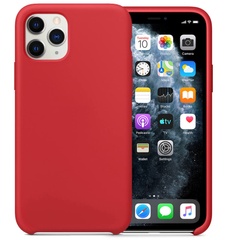 Чохол Silicone Case without Logo (AA) для Apple iPhone 11 Pro (5.8"), Червоний / Red