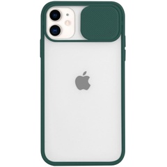 Чехол Camshield mate TPU со шторкой для камеры для Apple iPhone 11 (6.1") Зеленый