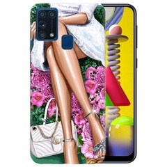 Силиконовый чехол Girls для Samsung Galaxy M31, Legs