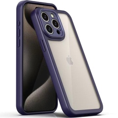 TPU чохол Transparent + Colour 1,5mm для Apple iPhone 11 Pro (5.8"), Purple