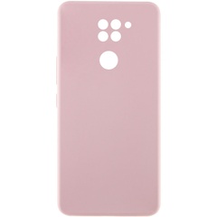 Чохол Silicone Cover Lakshmi Full Camera (AAA) для Xiaomi Redmi Note 9 / Redmi 10X, Рожевий / Pink Sand