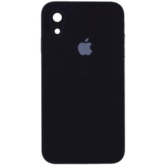 Чохол Silicone Case Square Full Camera Protective (AA) для Apple iPhone XR (6.1"), Чорний / Black