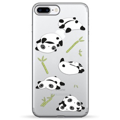 Чехол Pump Transperency для Apple iPhone 7 plus / 8 plus (5.5"), Flying Pandas