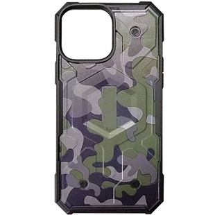 Ударопрочный чехол UAG Pathfinder with MagSafe Camo для Apple iPhone 14 Plus / 15 Plus (6.7") Зеленый