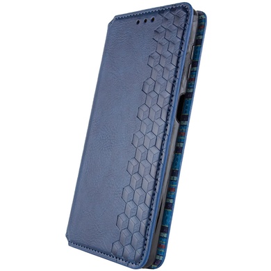 Шкіряний чохол книжка GETMAN Cubic (PU) для Samsung Galaxy M54 5G, Синий
