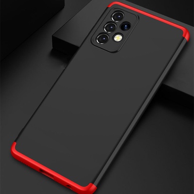 Пластикова накладка GKK LikGus 360 градусів (opp) для Samsung Galaxy A73 5G, Черный / Красный