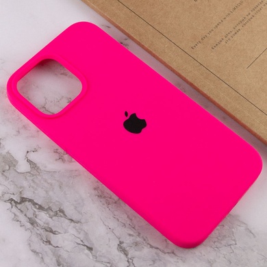Чохол Silicone Case Full Protective (AA) для Apple iPhone 14 (6.1"), Розовый / Barbie pink
