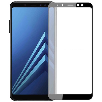 Защитное стекло Mocolo (full glue) для Samsung A730 Galaxy A8+ (2018) Черный