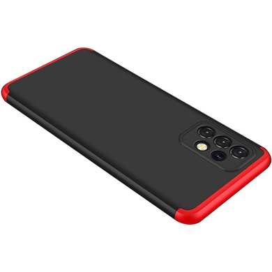 Пластикова накладка GKK LikGus 360 градусів (opp) для Samsung Galaxy A73 5G, Черный / Красный