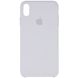 Чехол Silicone Case (AA) для Apple iPhone XS Max (6.5") Белый / White