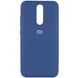 Чехол Silicone Cover Full Protective (AA) для Xiaomi Redmi 8 Синий / Navy Blue